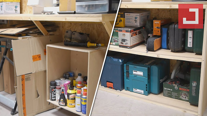 Aménagement de l'atelier, ON RANGE LES OUTILS !