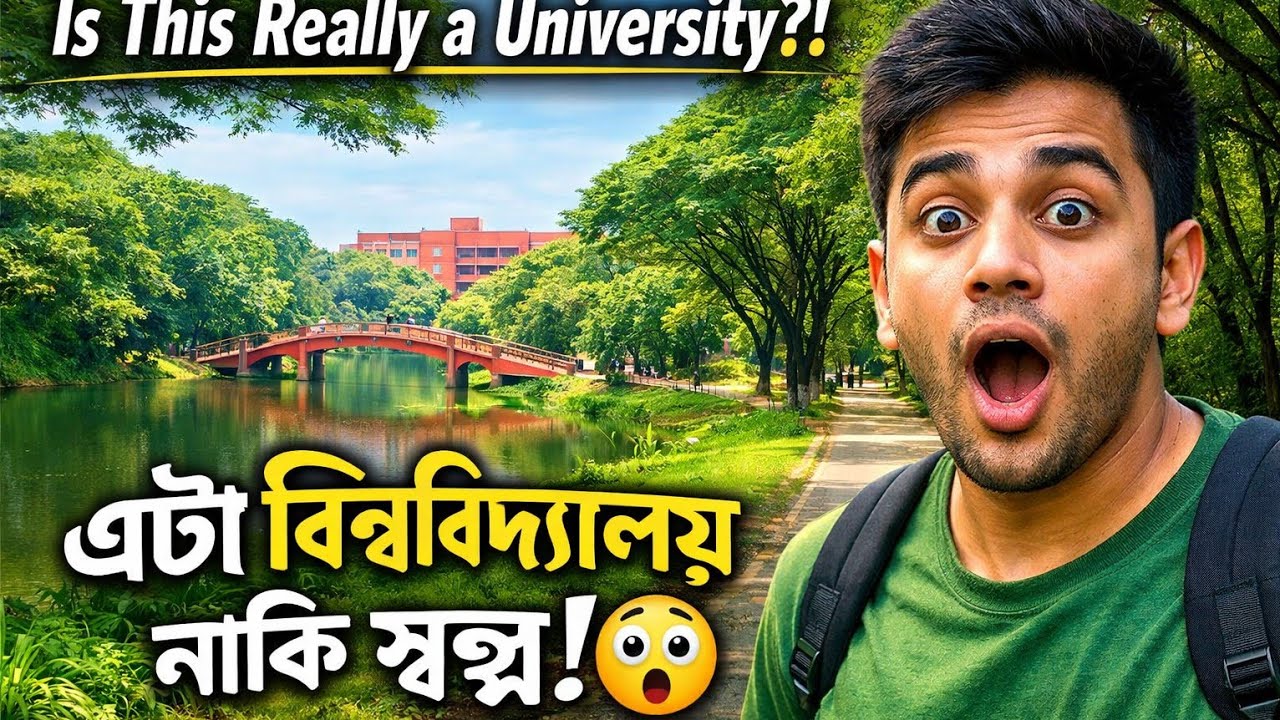 SUST Campus দেখে অবাক 😲 | বাংলাদেশের সবচেয়ে সুন্দর বিশ্ববিদ্যালয়!