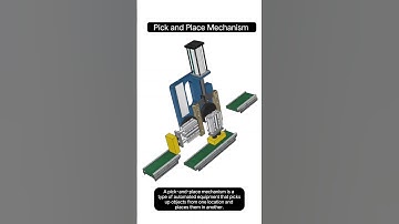 Pick and Place Mechanism #engineering #mechanism #pickandplace #3ddesign #caddesign #solidworks
