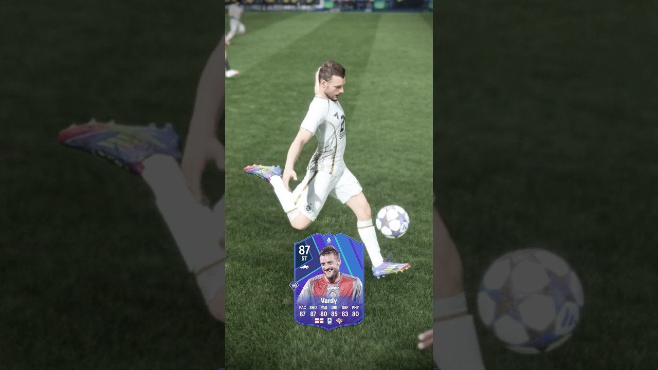 POTM Vardy scores his Iconic Volley vs Liverpool 💥 