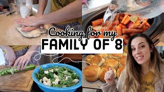 COOKING HOMEMADE FOOD for My Large Family! (MOM OF 6 MEAL PREP)