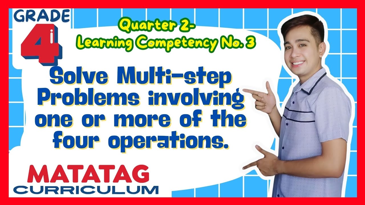 Solve Multi-step Problems Grade 4: Q2- Lesson 3 MATATAG Curriculum ...