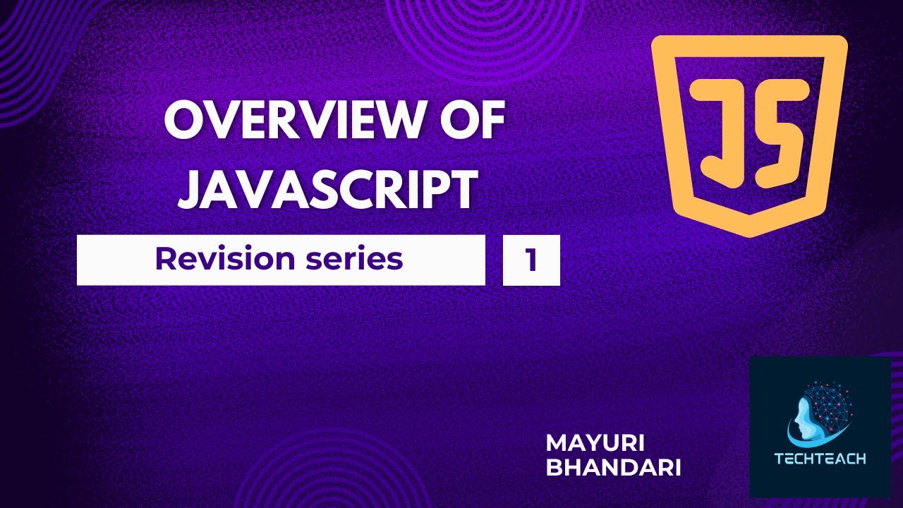 Revision: Overview of JavaScript - YouTube