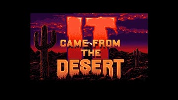Amiga Game Intro - It Came From The Desert by Cinemaware (1989) - UHD 4k / 50fps