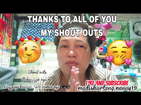 MEGA SHOUT OUTS EVERY ONE