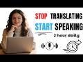 Think and Speak in English Naturally | Daily Shadowing Practice for B1-B2