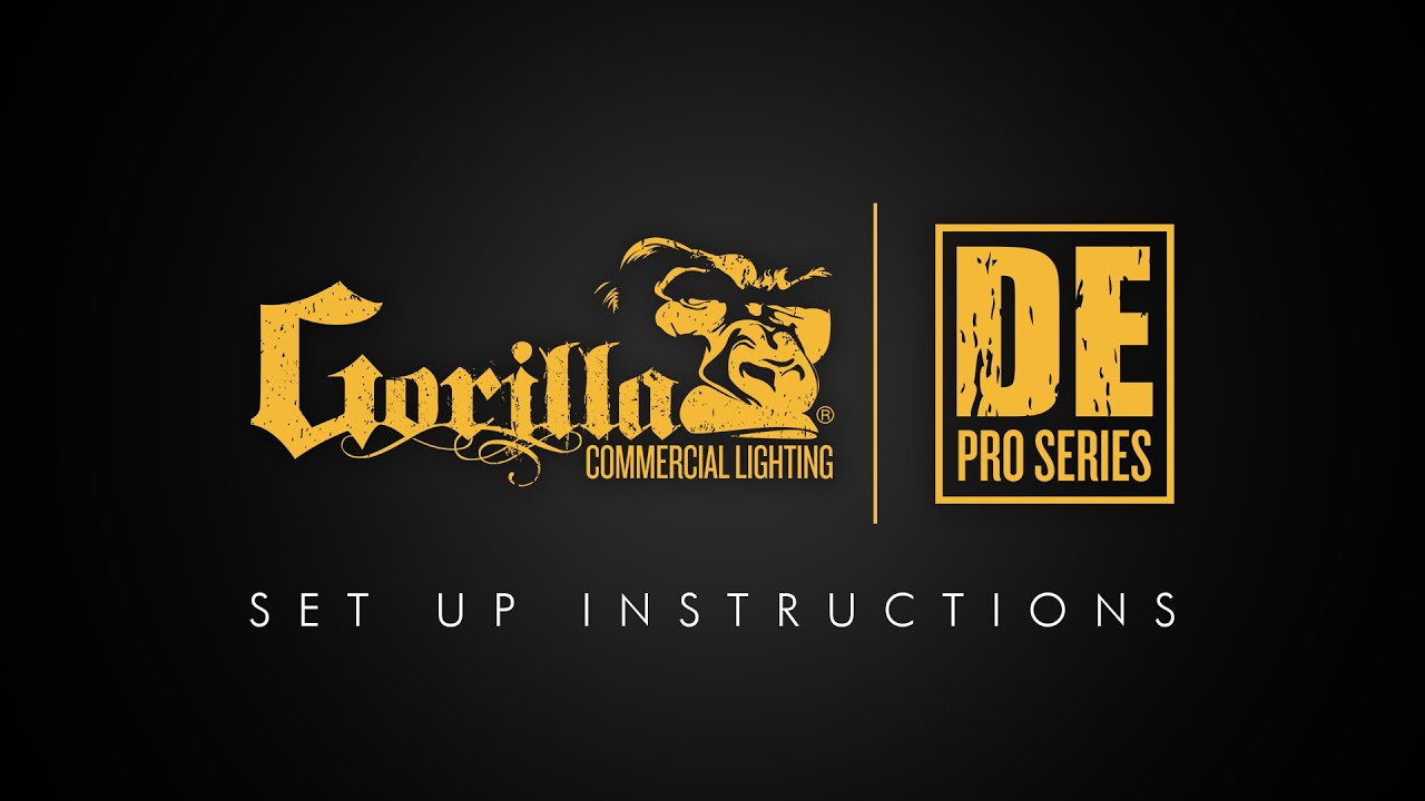 Gorilla DE Pro Series Instructional Video