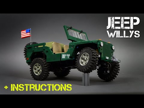 LEGO RC 4x4 Jeep Willys [WITH INSTRUCTIONS] - YouTube