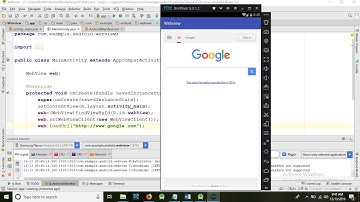 Simple Webview in Android studio