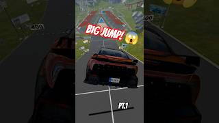 Can Mustang Clear the Pool? BeamNG Drive 😱 #shorts