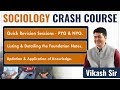 Crash Course of Sociology for CSE 2025
