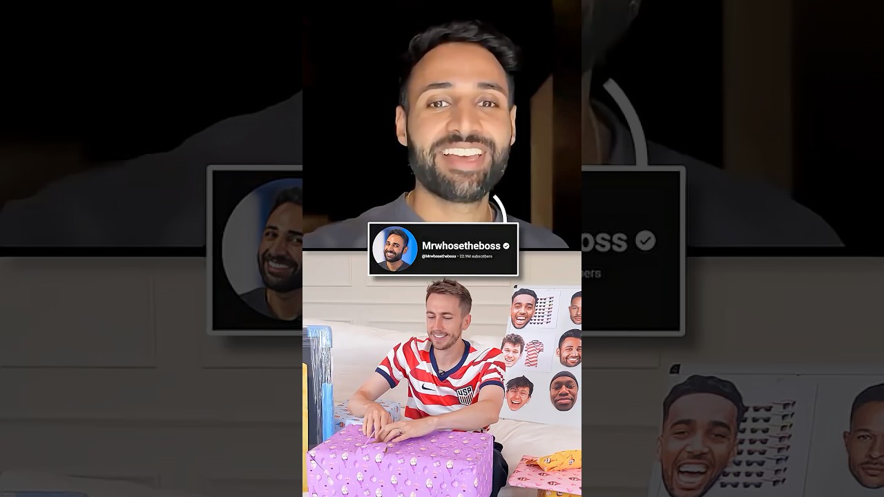 I love MrWhoseTheBoss 🥹🎁
