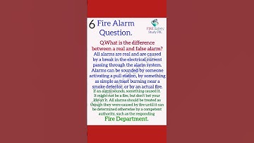 fire alarm interview questions || fire alarm question urdo.#shorts