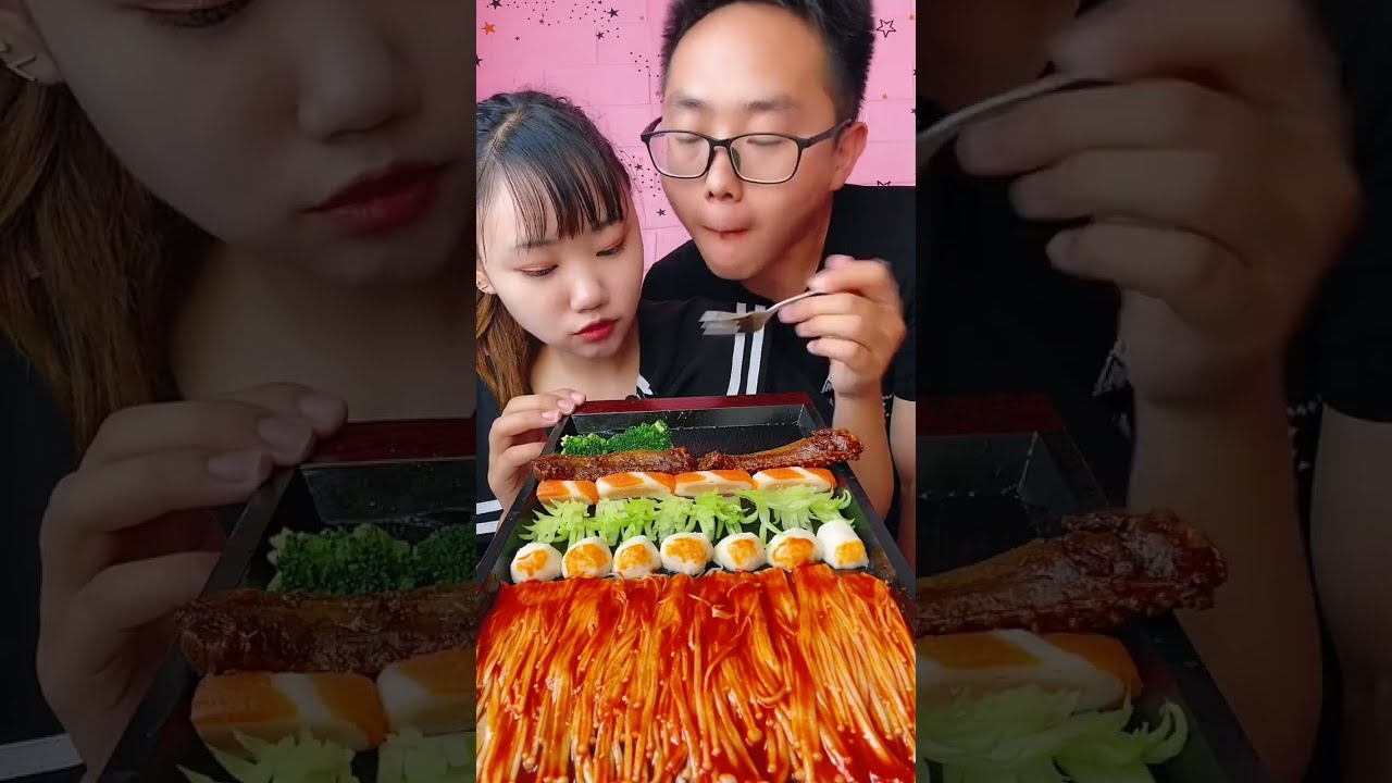 Chinese Food Girl Video Mukbang Shorts