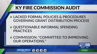 Audit of Kentucky Fire Commission completed