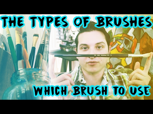 Types of paint brushes and their uses# complete guide 