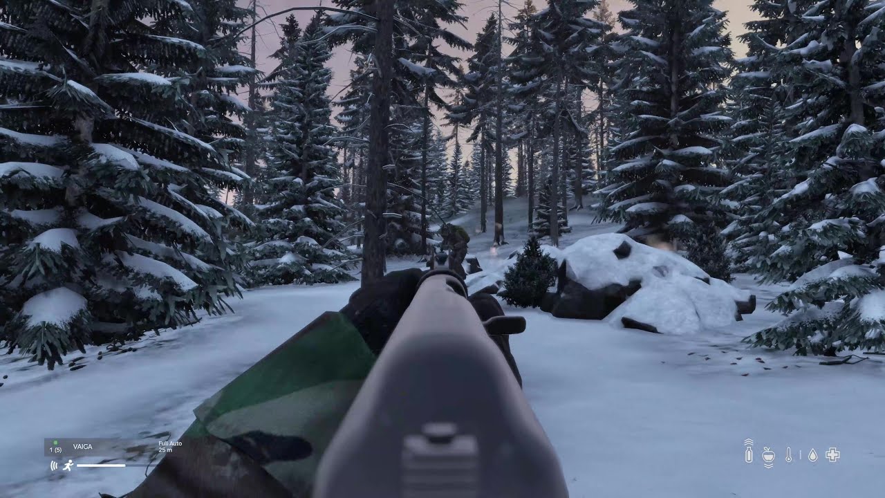 Tracking through the snow - YouTube
