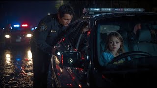 Cop Pulls Over A Car, But When He Notices The Little Girl At The Back, His Face Turns Pale...