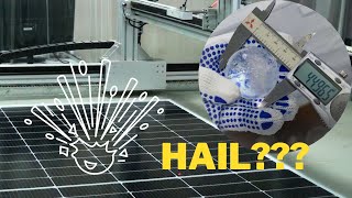 We Threw HAIL at our SOLAR MODULES??? | Hail Test of Canadian Solar TOPCon Modules