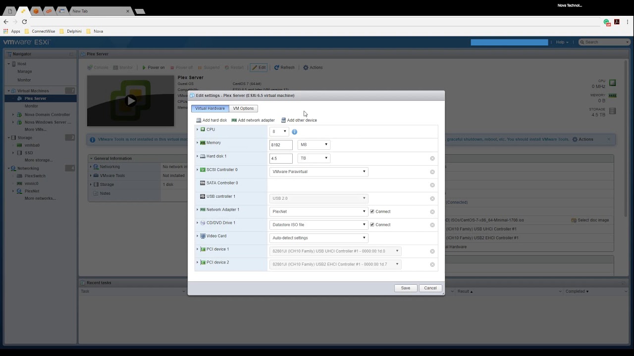 Update How to configure USB passthrough to an ESXi Virtual Machine