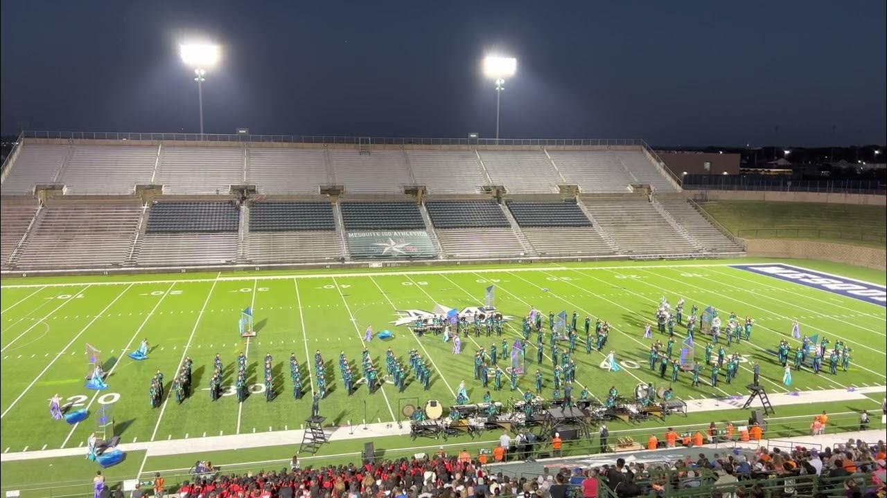 20221001 Mesquite Marching Festival Rockwall Orange Wave Band