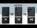 Sony Xperia 1 VI vs VII vs VIII