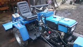 картинка: мототрактор з плавающою  КПП.  Як ми зробили.