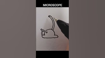 drawing microscope simple #drawing #howtodraw #simpledrawing #microscope