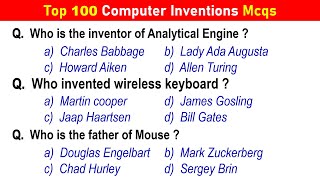 Top 100 Computer Inventions Mcqs | Computer Devices Inventions screenshot 3