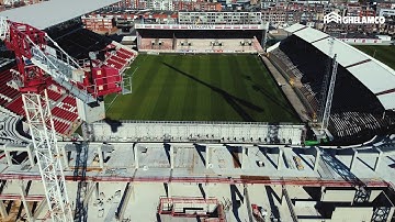 Opbouw Tribune 4: update maart I Bosuilstadion