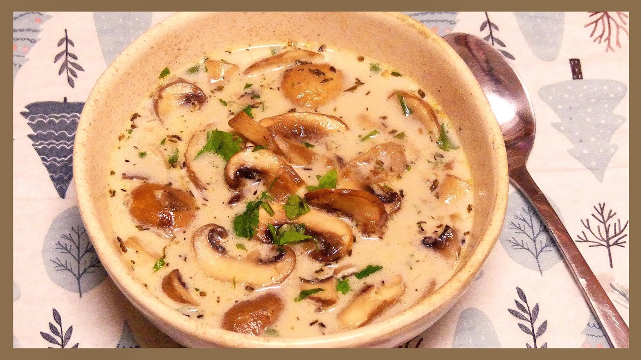 Cremige Pilz-Suppe, blitzschnell gezaubert!🍄‍🟫
