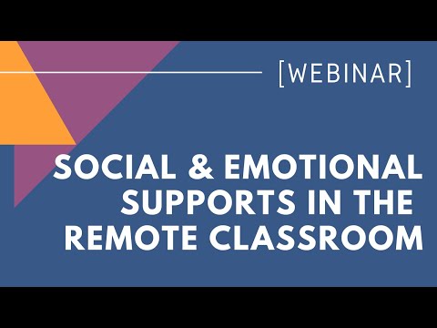 Connecting Teachers and Families: Social and Emotional Supports in the Remote/Hybrid Classroom