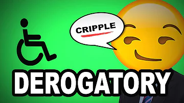What is the meaning of derogatory mean?