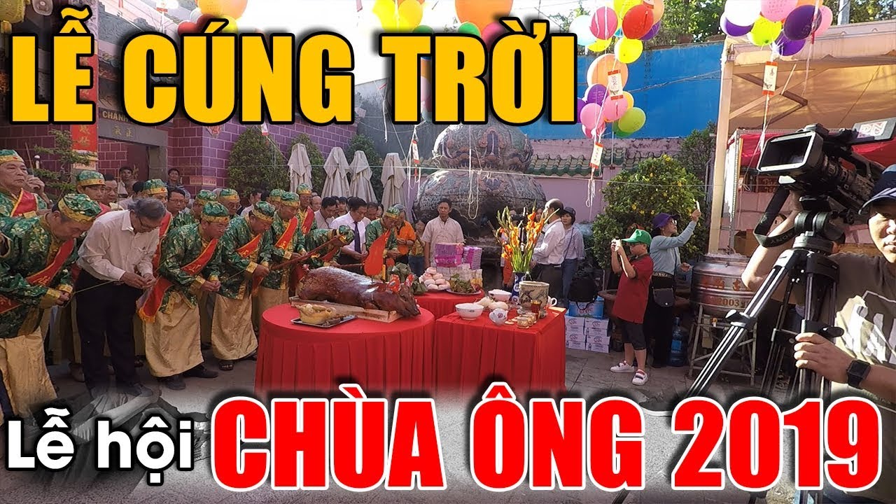 Lễ cúng trời tại lễ hội chùa Ông 2019 - YouTube