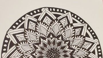Easy Mandala tutorial for beginners  part : 1