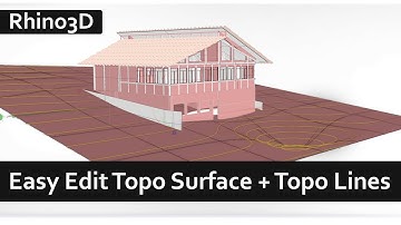 The quickest way to Model/Edit Topography Surface Rhino 3D Solid PointsOn Topo Lines, Record History