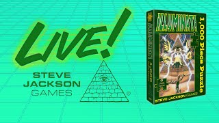 SJGames Live! Illuminati puzzle build along with Hunter!