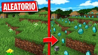 ¡Conseguimos DIAMANTES INFINITOS con MINECRAFT ALEATORIO! 😱💎 MINECRAFT RANDOM