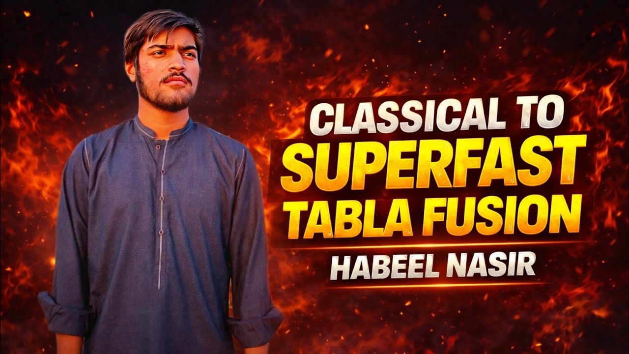 Classical To Superfast Tabla Fusion | Kaharwa Taal Magic | Habeel Nasir 