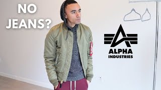 How To Style Alpha Industries MA-1 Slim Fit Bomber Jacket
