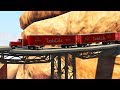 Oversized Loads Crossing Destructible Bridge - BeamNG drive