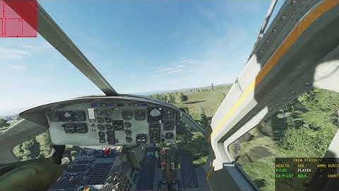 DCS Tutorial: UH-1h Huey, hover landing in trees