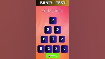 Maths Puzzles Trick | Only for Genius | IQ Test | Brain Test #quizpulse007 #puzzle #shorts #math