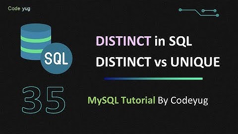 MySQL Tutorial For Beginners in Hindi | DISTINCT in MySQL | Remove Duplicates Records From Selection
