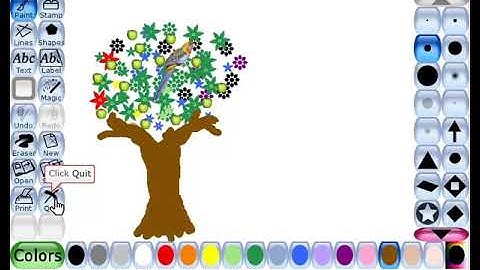 Closing Tux Paint | Computer Training | Periwinkle