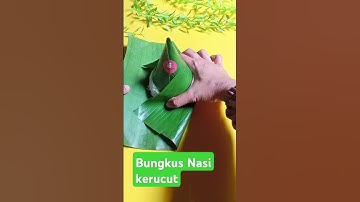 Thumbnail of Nasi kerucut daun pisang #shortvideo #nasibungkus