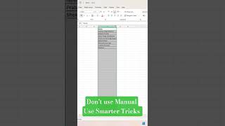 Excel formula series for number series - Columns Auto fit tricks #excel #exceltips #exceltricks