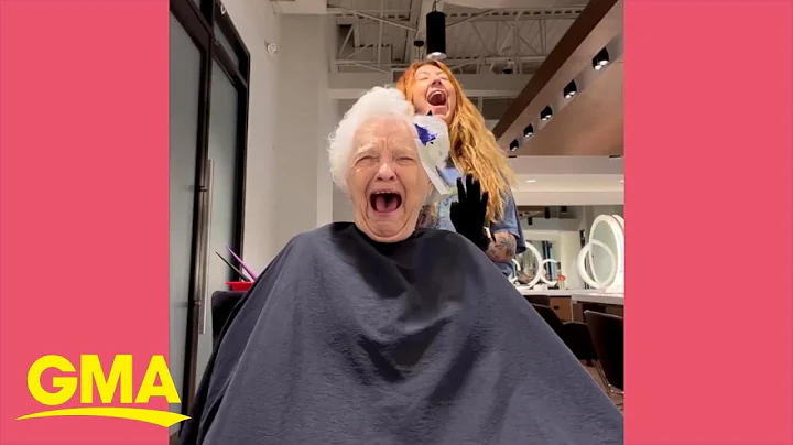 Watch grandma’s hilarious reaction to granddaughter dyeing her hair bright colors - DayDayNews