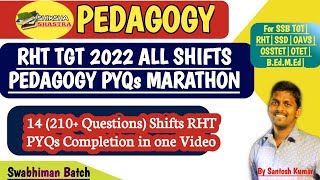 All RHT TGT 2022 PYQs MARATHON||Pedagogy and Evaluation||SSB TGT|RHT|SSD|OSSTET|OTET|B.EdM.Ed|