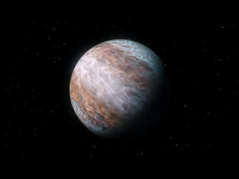 Animation of the supersonic jetstream wind on gas giant WASP-127b